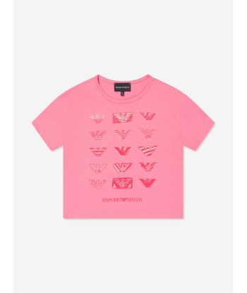 Emporio Armani Girls 2 Pack T-Shirt Set in Multicolour En savoir plus