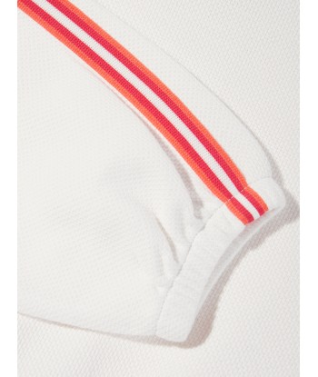 Emporio Armani Girls Logo Zip Up Top in White Découvrez la collection