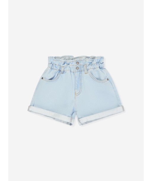 Emporio Armani Girls Denim Shorts in Blue Les magasins à Paris