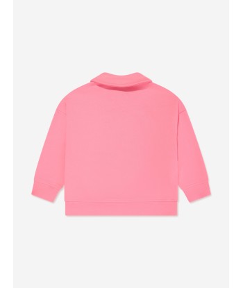 Emporio Armani Girls Zip Up Top in Pink de France