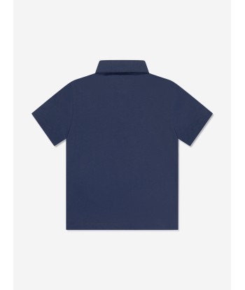 Emporio Armani Boys Logo Polo Shirt in Navy plus qu'un jeu 