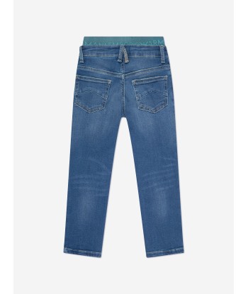 Emporio Armani Boys Skinny Fit Jeans in Blue Venez acheter