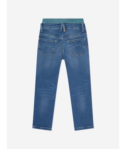 Emporio Armani Boys Skinny Fit Jeans in Blue Venez acheter