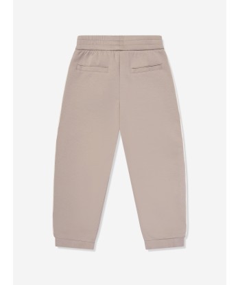 Emporio Armani Boys Logo Joggers in Brown à prix réduit toute l'année