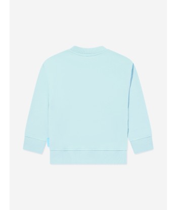 Emporio Armani Boys Smurf Sweatshirt in Blue Toutes les collections ici