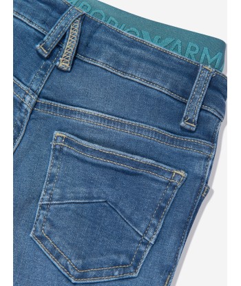 Emporio Armani Boys Skinny Fit Jeans in Blue Venez acheter