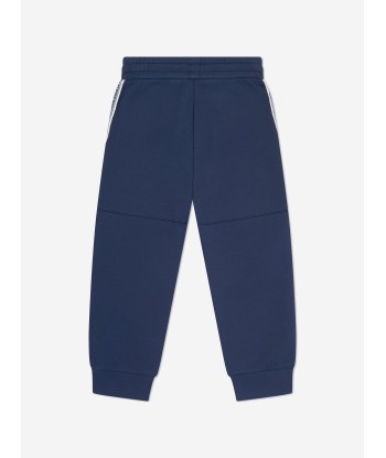 Emporio Armani Boys Logo Tape Joggers in Navy acheter