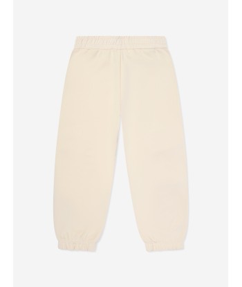 Emporio Armani Boys Cotton Trousers in Beige 2024