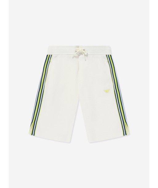 Emporio Armani Boys Logo Bermuda Shorts in White france