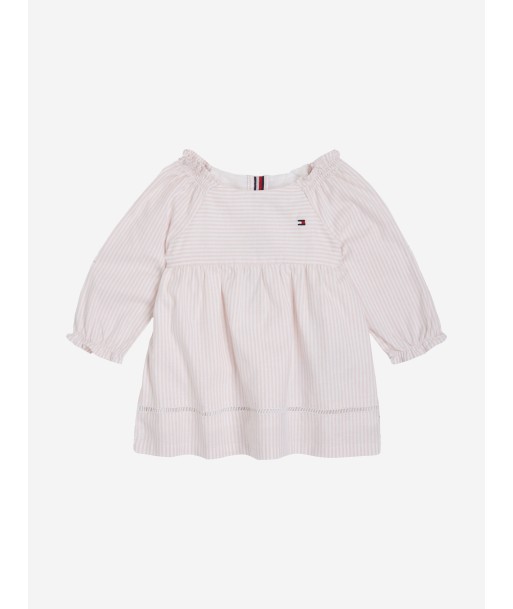 Tommy Hilfiger Baby Girls Ithaca Long Sleeve Dress in Pink l'évolution des habitudes 