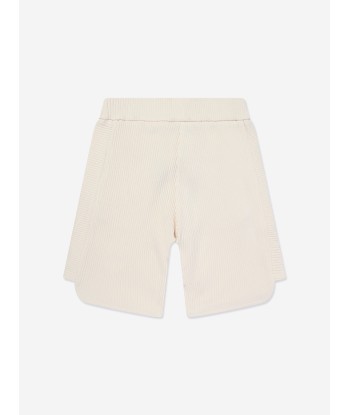 Emporio Armani Boys Logo Shorts in Beige Fin de série