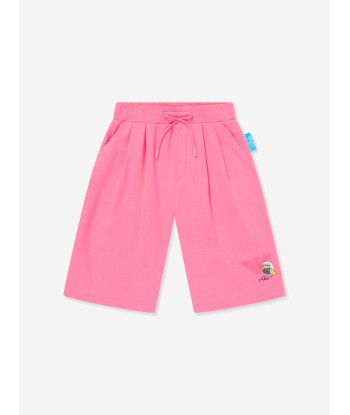 Emporio Armani Girls Smurfette Logo Shorts in Pink pas cheres