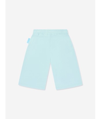 Emporio Armani Boys Smurf Logo Shorts in Blue du meilleur 