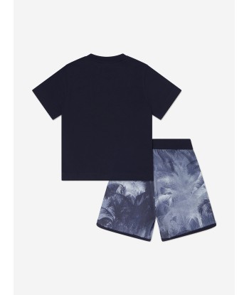 Emporio Armani Boys Short Set in Multicolour prix pour 