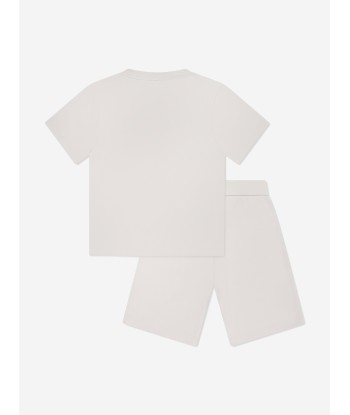 Emporio Armani Boys Short Set in Beige le concept de la Pate a emporter 