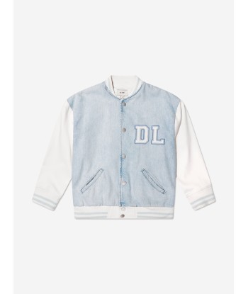 DL1961 Kids Denim Bomber Jacket in Blue 50% de réduction en Octobre 2024