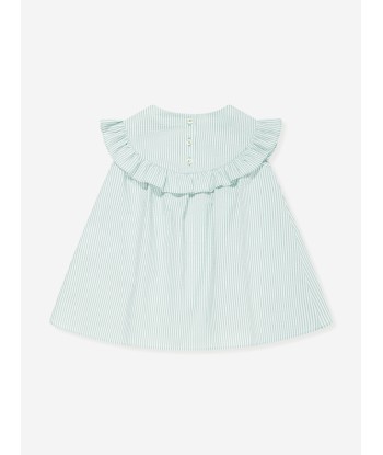 Emporio Armani Baby Girls Striped Dress in Blue acheter