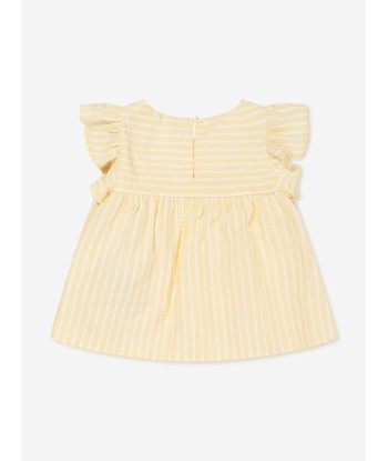 Emporio Armani Baby Girls Striped Short Set in Yellow Toutes les collections ici