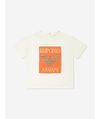 Emporio Armani Baby Boys 2 Pack T-Shirt Set in Multicolour Dans la société mordern