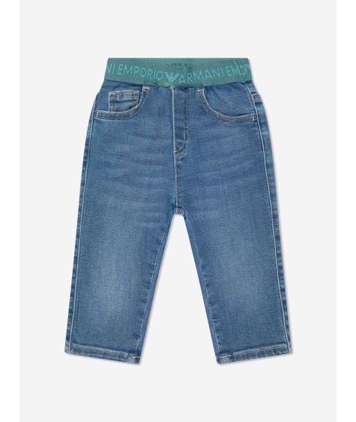 Emporio Armani Baby Boys Pull On Jeans in Blue Economisez 