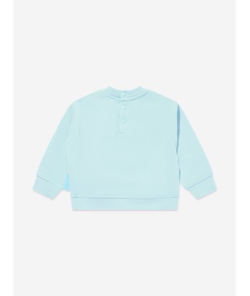 Emporio Armani Baby Boys Smurf Sweatshirt in Blue l'achat 