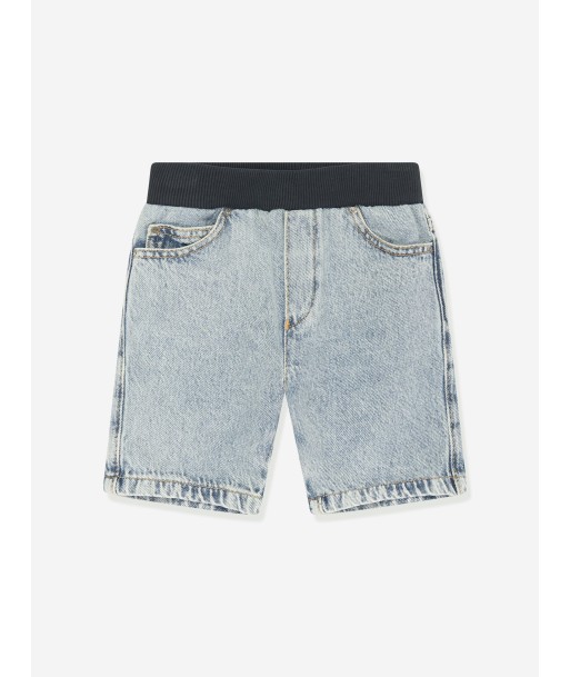 Emporio Armani Baby Boys Denim Pull On Shorts in Blue est présent 