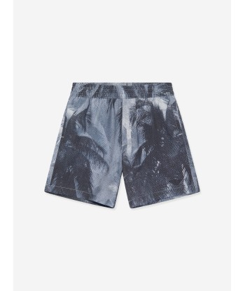 Emporio Armani Baby Boys Palm Leaf Shorts in Blue Jusqu'à 80% De Réduction