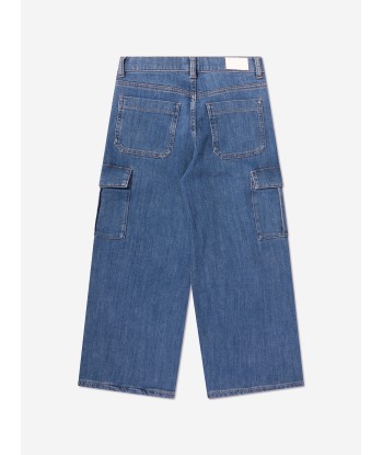 DL1961 Kids Zeke Wide Leg Jeans in Blue prix pour 