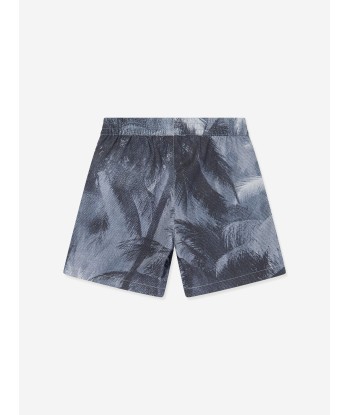 Emporio Armani Baby Boys Palm Leaf Shorts in Blue Jusqu'à 80% De Réduction