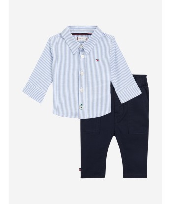 Tommy Hilfiger Baby Boys Trousers Gift Set in Navy vente chaude votre 