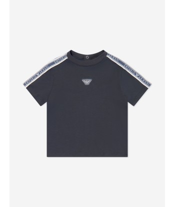 Emporio Armani Baby Boys Short Set in Navy vente chaude votre 