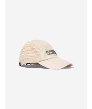 Emporio Armani Boys Logo Cap in Beige plus qu'un jeu 