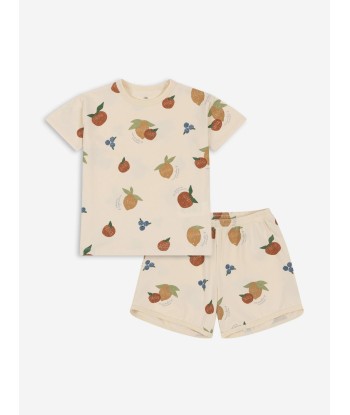 Konges Sløjd Kids Fruity Short Set in Ivory commande en ligne