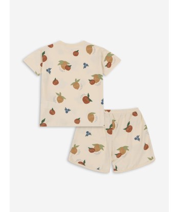 Konges Sløjd Kids Fruity Short Set in Ivory commande en ligne