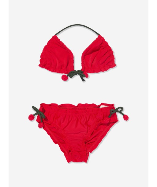 Konges Sløjd Girls Cherry Bikini in Red pas cheres