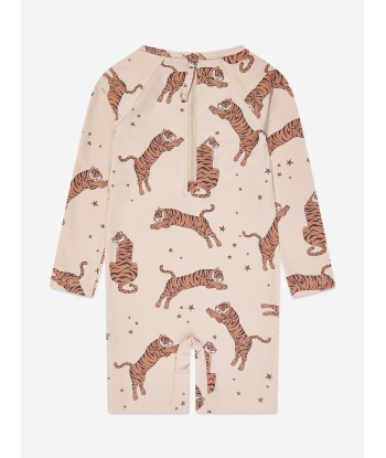 Konges Sløjd Kids Aster Tiger Onesie in Beige À commander