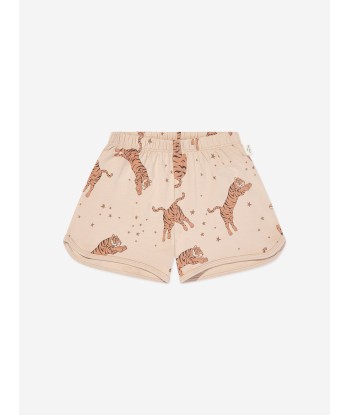 Konges Sløjd Kids Tiger Short Set in Beige de pas cher