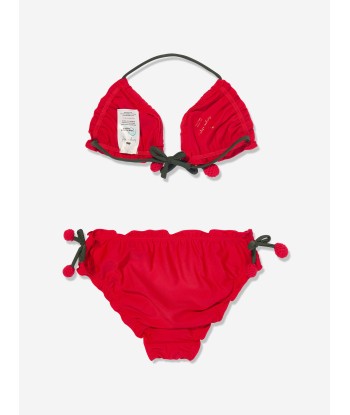 Konges Sløjd Girls Cherry Bikini in Red pas cheres