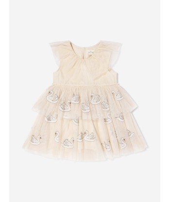 Konges Sløjd Girls Swan Glitter Fayette Dress in Multicolour offre 