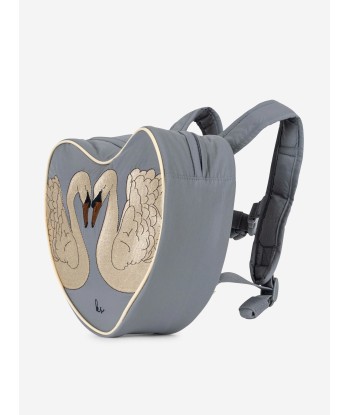 Konges Sløjd Girls Swan Heart Backpack in Blue (26cm) 50% de réduction en Octobre 2024