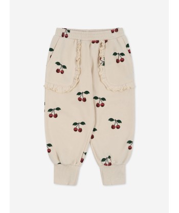 Konges Sløjd Girls Lou Frill Cherry Joggers in Multicolour Pour