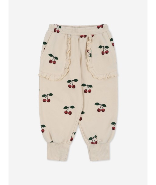 Konges Sløjd Girls Lou Frill Cherry Joggers in Multicolour Pour