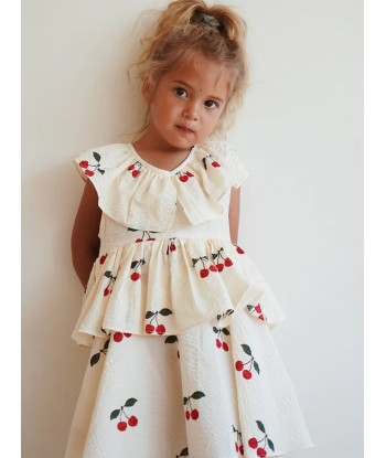 Konges Sløjd Girls Lunella Cherry Dress in Multicolour soldes