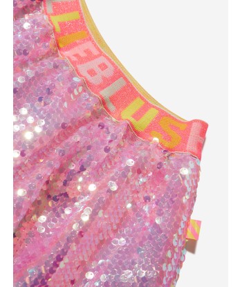 Billieblush Girls Sequin Skirt in Pink vente chaude votre 