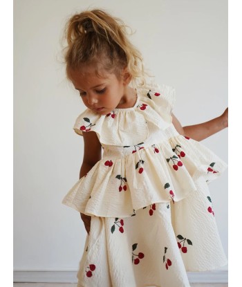 Konges Sløjd Girls Lunella Cherry Dress in Multicolour soldes