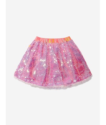 Billieblush Girls Sequin Skirt in Pink vente chaude votre 