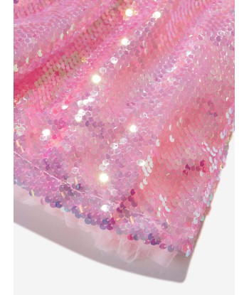 Billieblush Girls Sequin Skirt in Pink vente chaude votre 