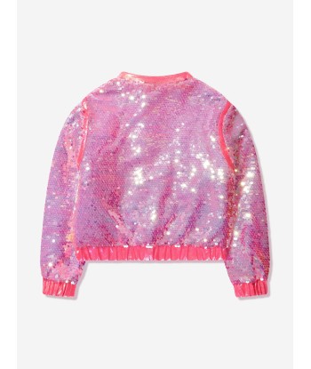 Billieblush Girls Sequin Jacket in Pink france