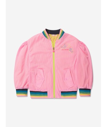 Billieblush Girls Bomber Jacket in Pink Fin de série