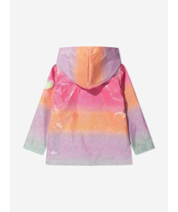 Billieblush Girls Glittered Raincoat in Multicolour de votre